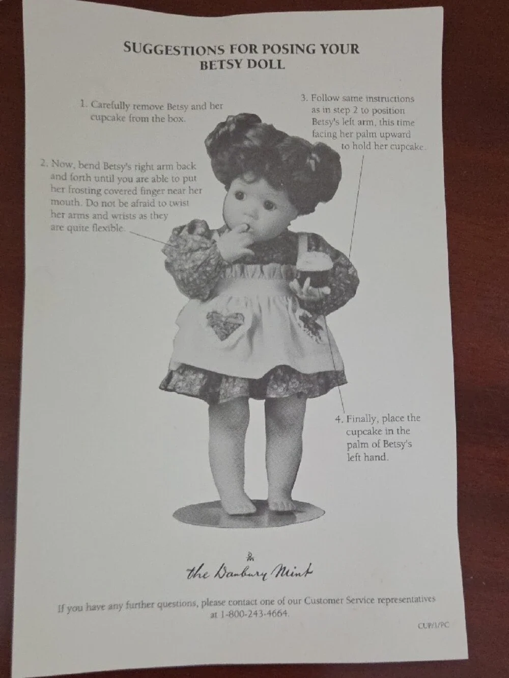 Vintage Porcelain Doll  